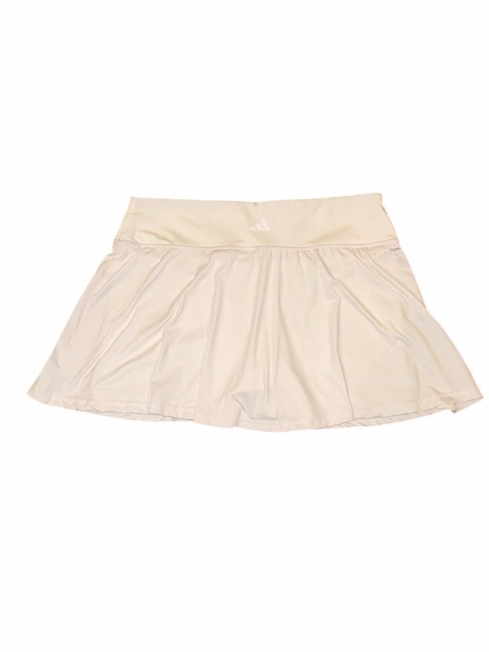 NWOT Adidas Pleated Tennis Skort Cream Women XL Athletic Golf Running Skirt